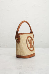Louis Vuitton Raffia Petite Bucket NM Bag