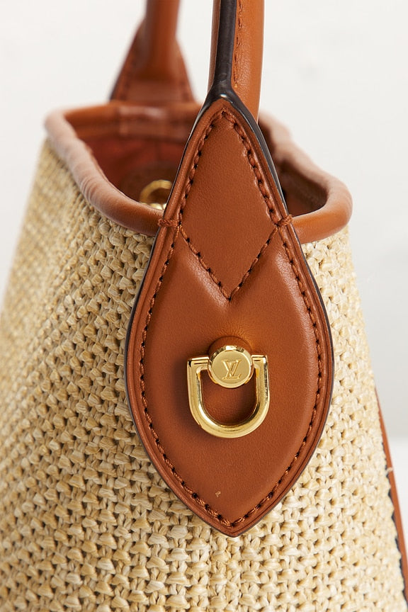 Louis Vuitton Raffia Petite Bucket NM Bag