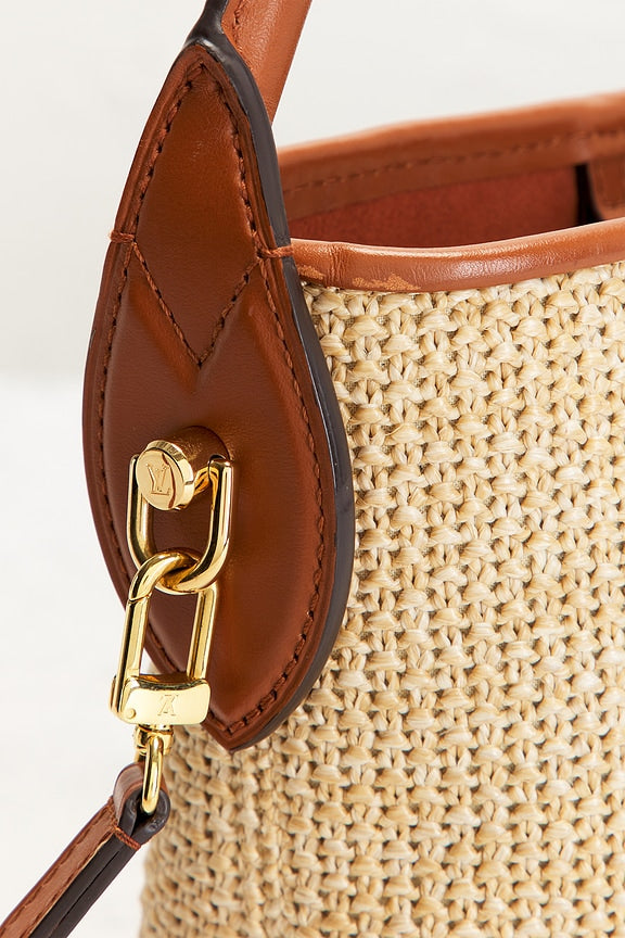Louis Vuitton Raffia Petite Bucket NM Bag
