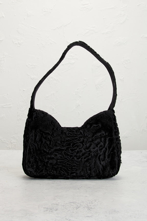 Prada Astrakhan Fur Shoulder Bag