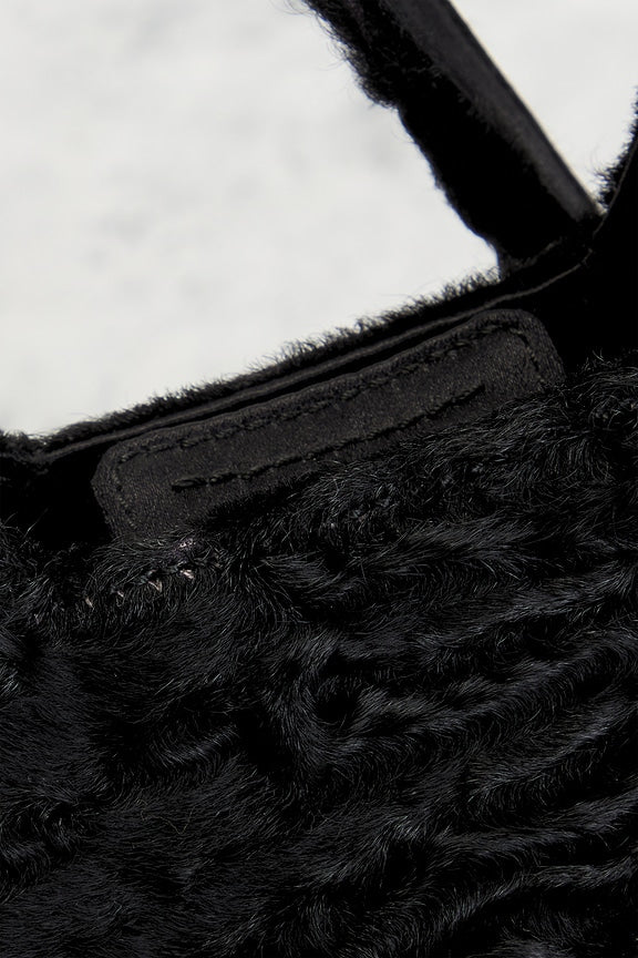 Prada Astrakhan Fur Shoulder Bag