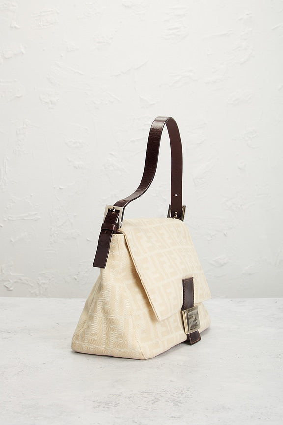 Fendi Zucca Mama Forever Baguette Shoulder Bag