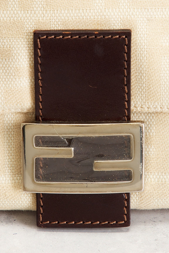 Fendi Zucca Mama Forever Baguette Shoulder Bag