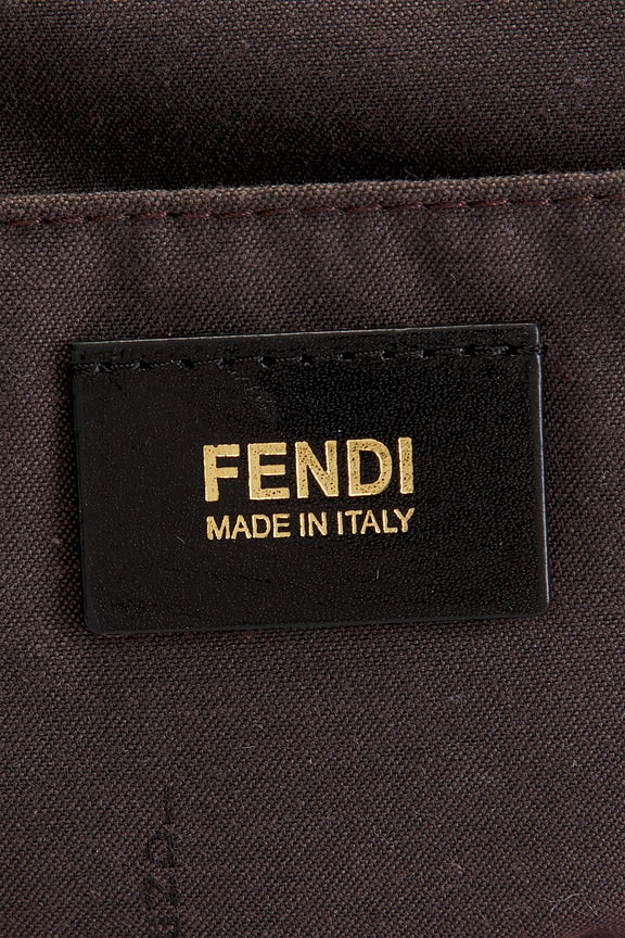 Fendi Zucchino Forever Bauletto Mini Boston Bag