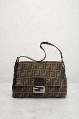 Fendi Zucca Mama Forever Baguette Shoulder Bag