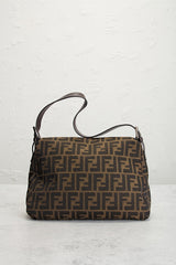 Fendi Zucca Mama Forever Baguette Shoulder Bag
