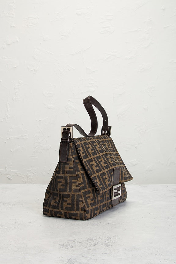 Fendi Zucca Mama Forever Baguette Shoulder Bag