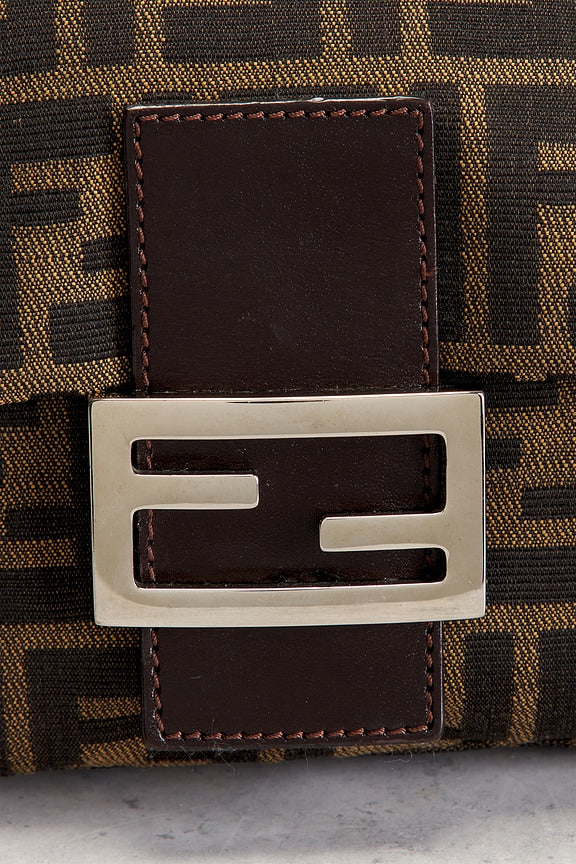 Fendi Zucca Mama Forever Baguette Shoulder Bag