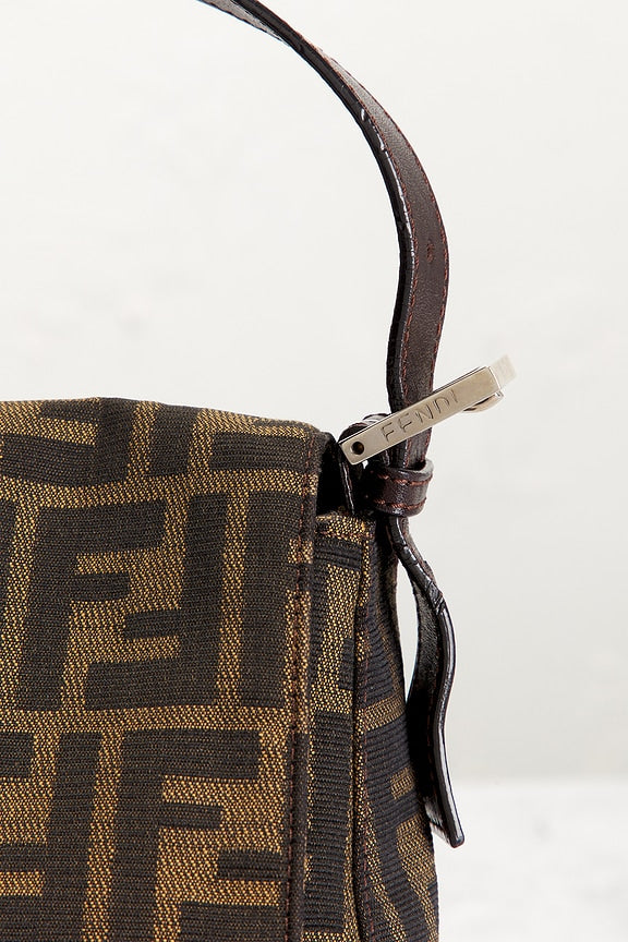 Fendi Zucca Mama Forever Baguette Shoulder Bag