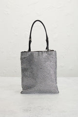Prada Crystal Embellished Satin Tote Bag
