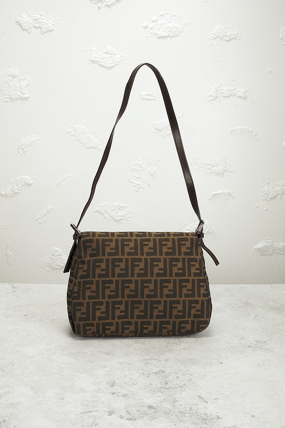 Fendi Zucca Mama Forever Baguette Shoulder Bag