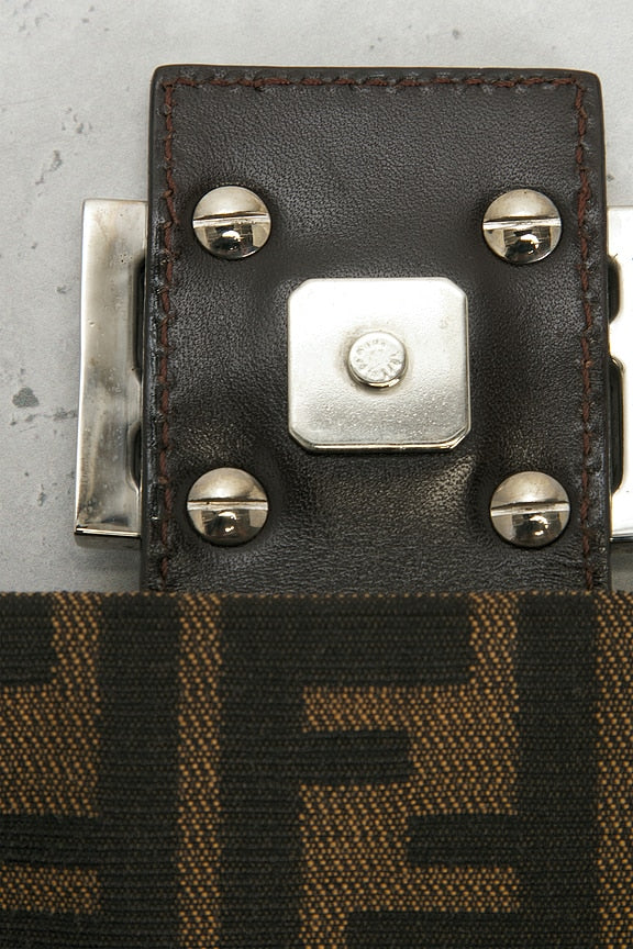 Fendi Zucca Mama Forever Baguette Shoulder Bag