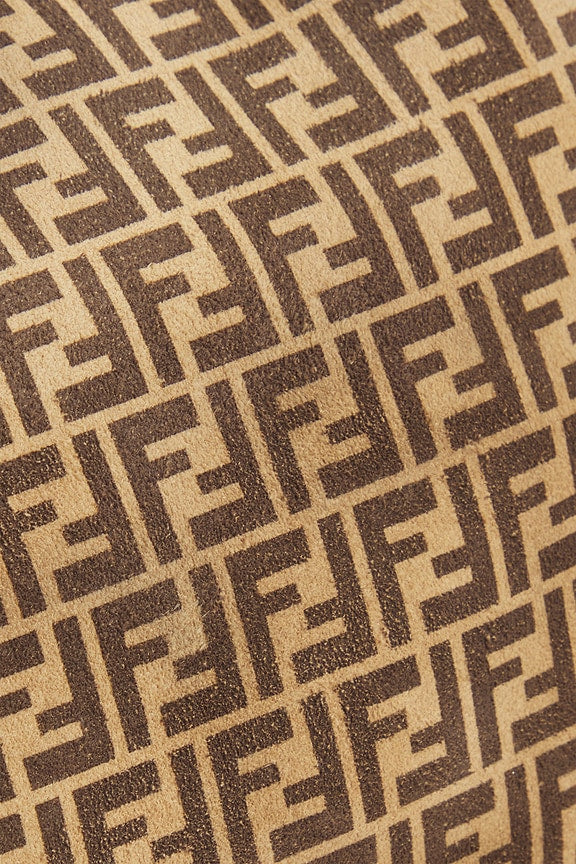 Fendi Zucchino Baguette Shoulder Bag