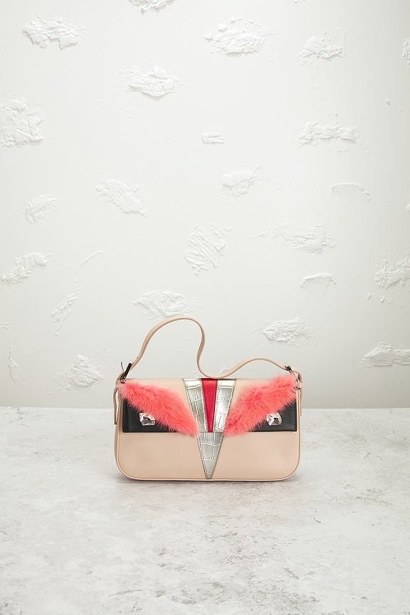 Fendi Monster Baguette Shoulder Bag
