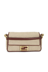 Fendi Zucca Baguette Shoulder Bag