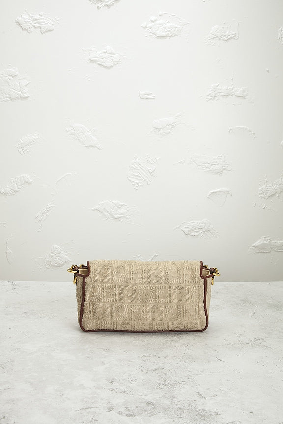 Fendi Zucca Baguette Shoulder Bag