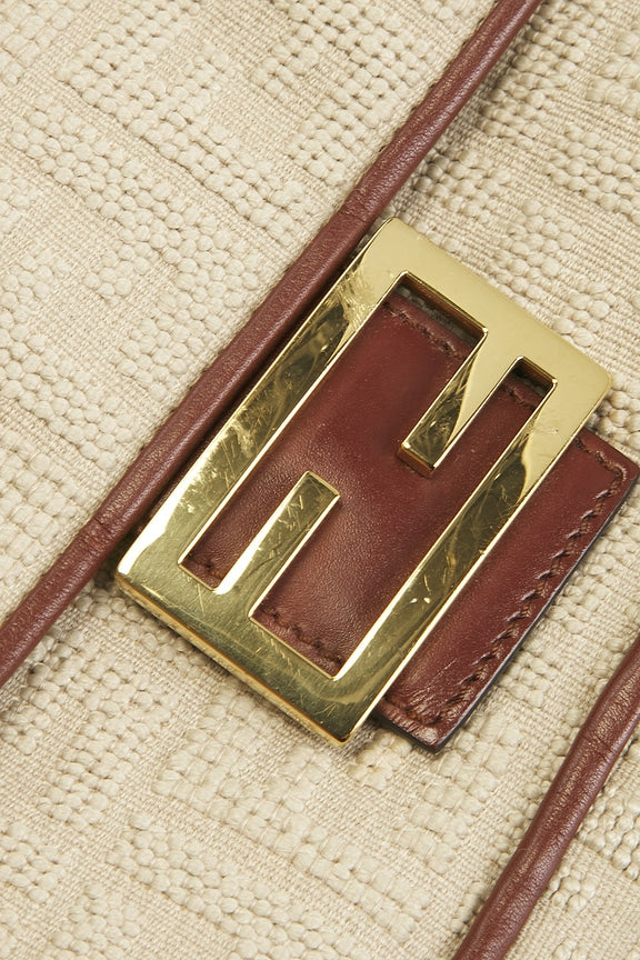 Fendi Zucca Baguette Shoulder Bag