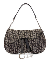 Dior Trotter Oblique Double Saddle Bag