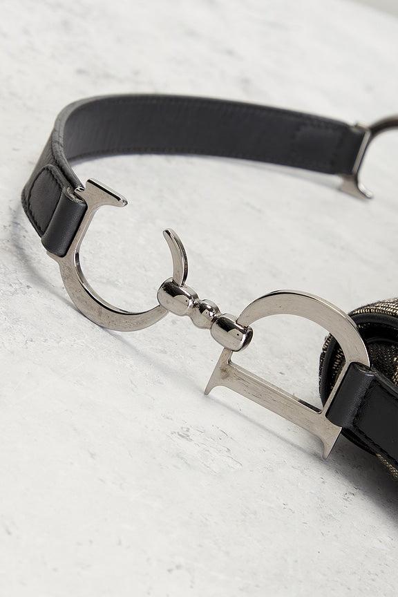 Dior Trotter Oblique Double Saddle Bag