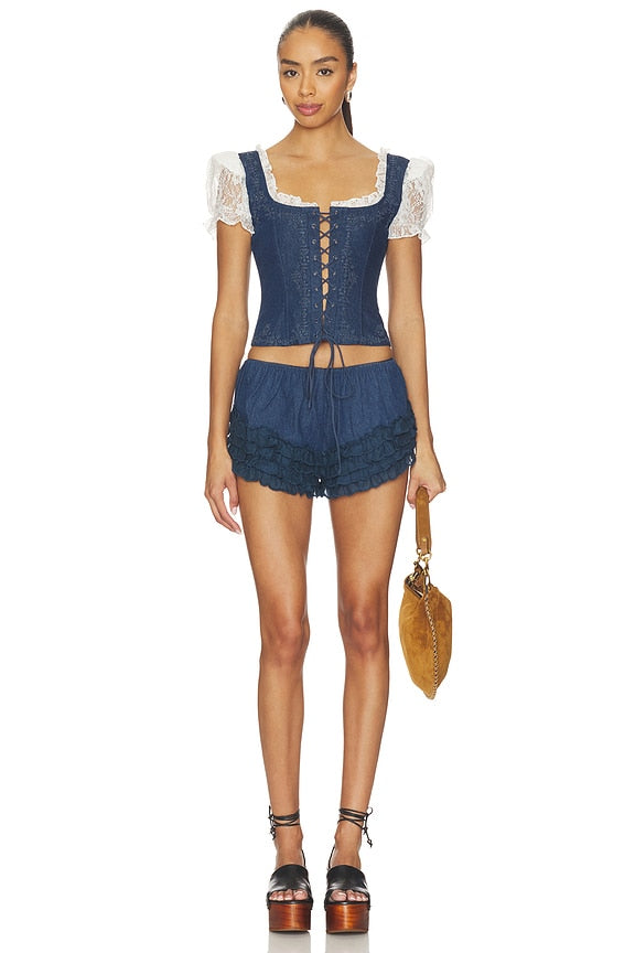 Yasmin Ruffle Shorts