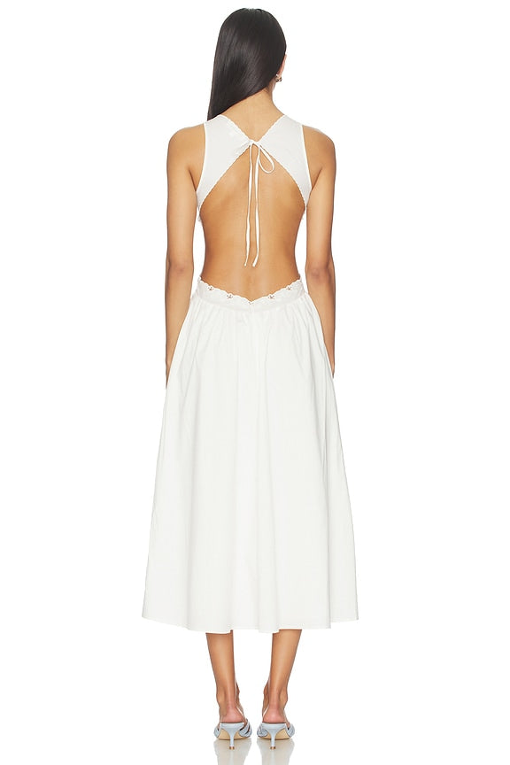 Soleil Cotton Midi Dress