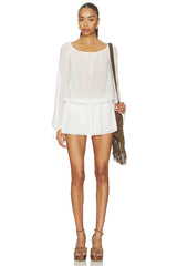 X Paige Lorenze Forever Yours Chiffon Mini Dress