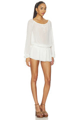 X Paige Lorenze Forever Yours Chiffon Mini Dress