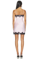 X Devon Lee Carlson Liz Silk Slip Mini Dress