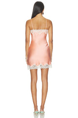 X Devon Lee Carlson Liz Silk Slip Mini Dress