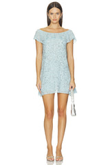 X Devon Lee Carlson Daydream Chiffon Mini Dress