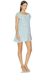 X Devon Lee Carlson Daydream Chiffon Mini Dress