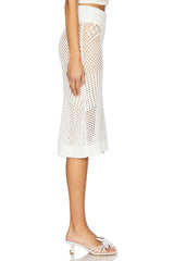 Orchard Crochet Midi Skirt
