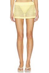 Adaline Crochet Mini Skirt