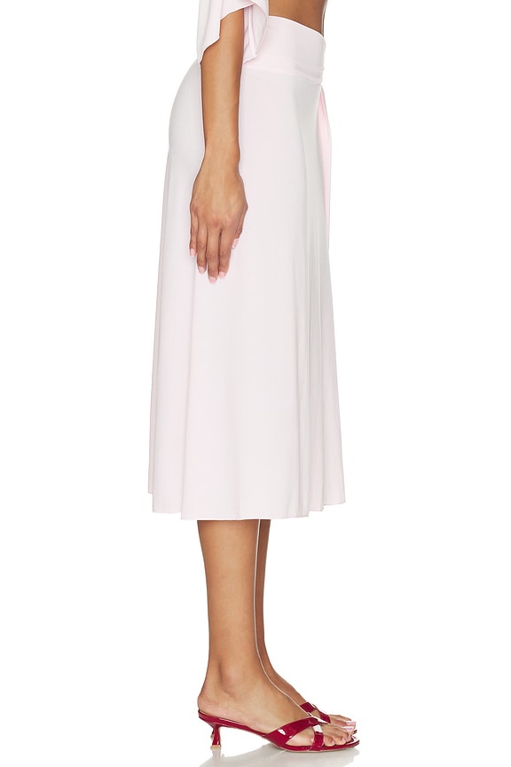 X Devon Lee Carlson Lola Jersey Midi Skirt