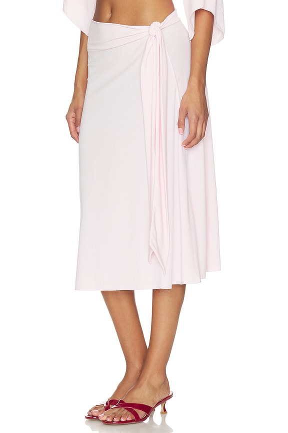 X Devon Lee Carlson Lola Jersey Midi Skirt