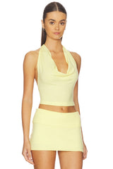 X JENNIE Briar Cloud Knit Halter Top