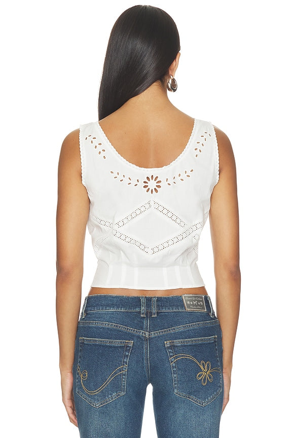 X Devon Lee Carlson Ever Cotton Blouse