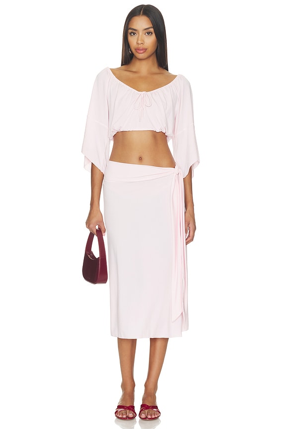 X Devon Lee Carlson Lola Jersey Blouse