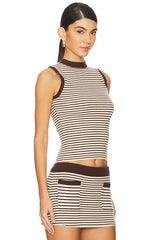 Mila Cloud Knit Sleeveless Sweater Top