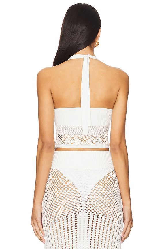 Orchard Crochet Halter Top