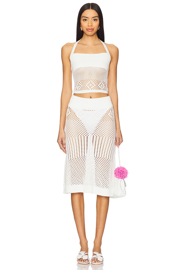 Orchard Crochet Halter Top