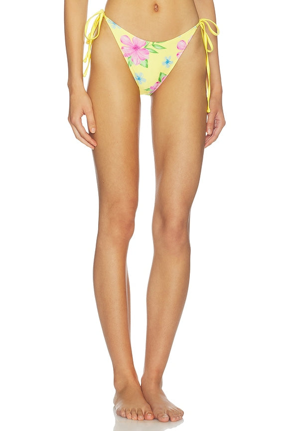 Soleil Satin Beaded Bikini Bottom