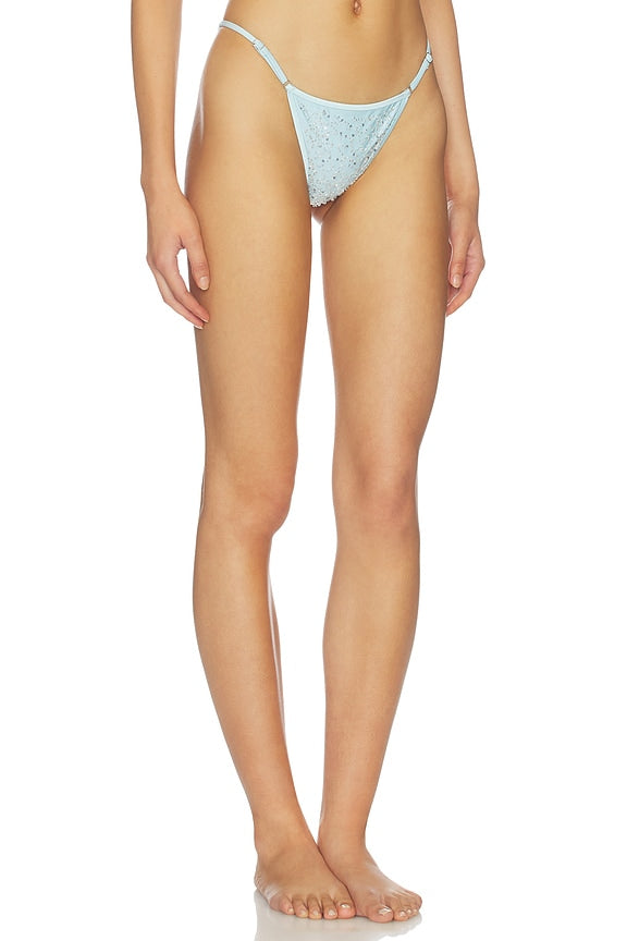 X Devon Lee Carlson Luna Sequin Bikini Bottom