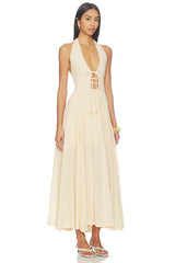 x free-est Angel Maxi Dress In Buttercream