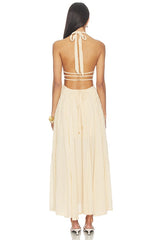 x free-est Angel Maxi Dress In Buttercream