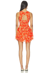 Raven Printed Mini Dress