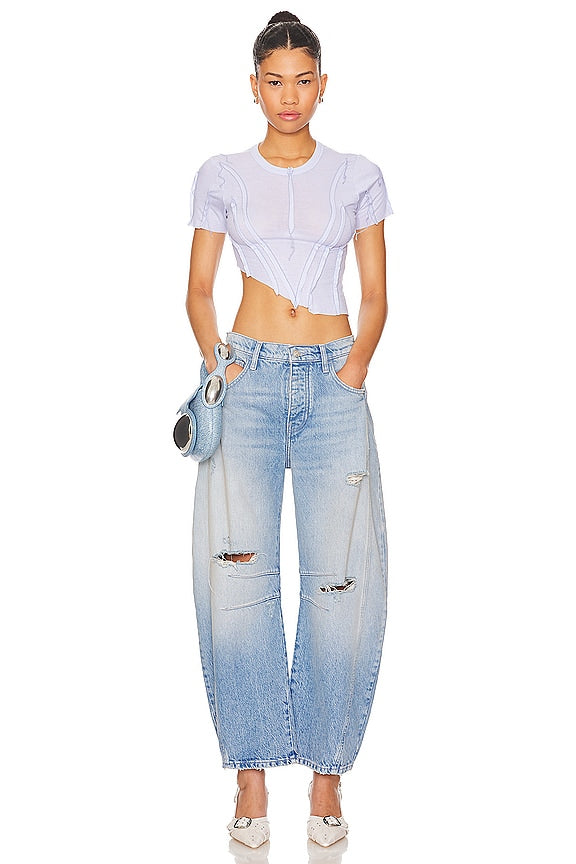 x We The Free Good Luck Mid Rise Barrel Jeans
