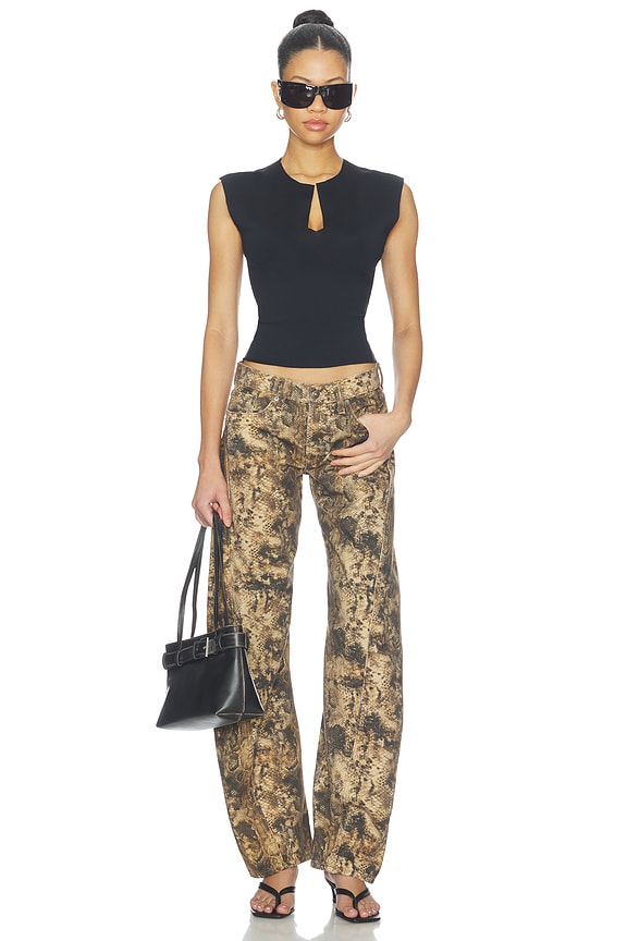 X We The Free Fable Low Rise Bowed Jean
