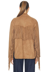 x REVOLVE Fringe Out Faux Suede Shacket