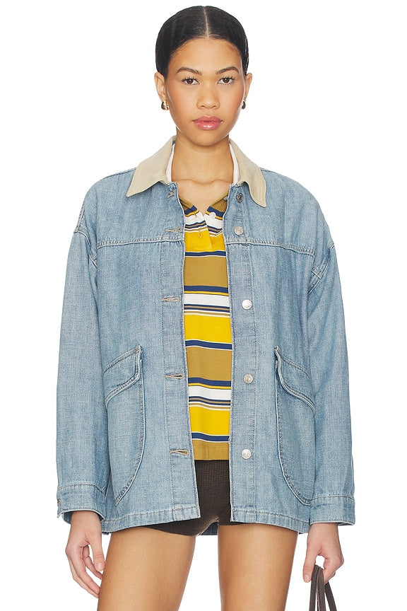 x We The Free Lemon Denim Jacket